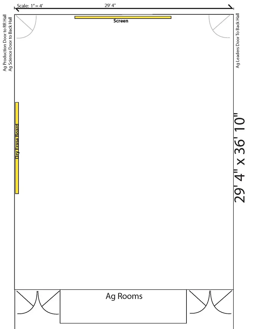 Agricultural Room Basic Floor Plan