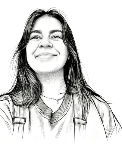 Sketch of Zoe Boyd